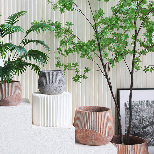 Nordic Art Cement Flowerpot