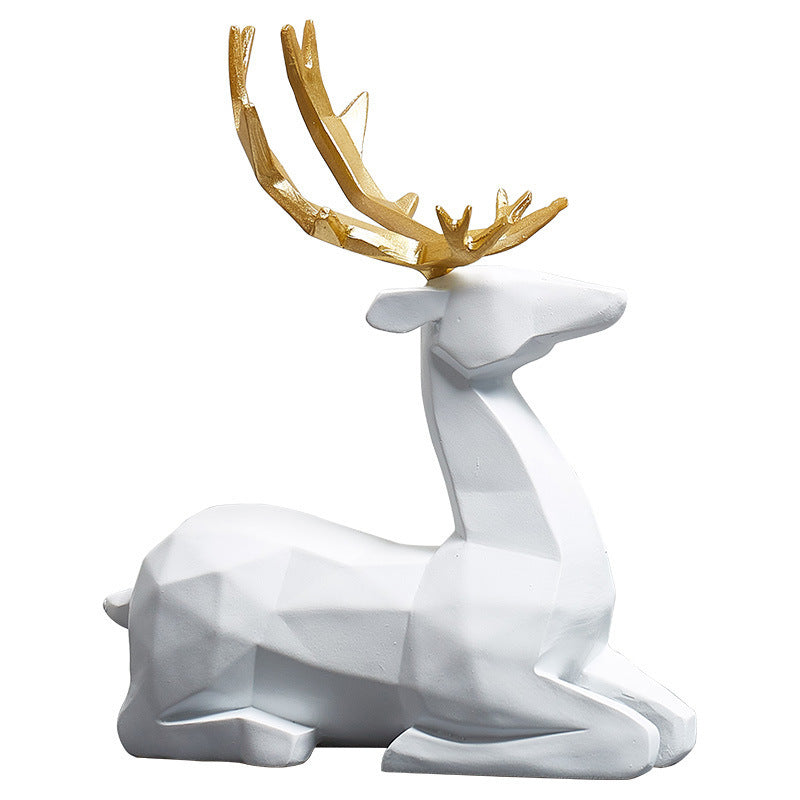 Nordic TV Cabinet Fawn Decoration Simple Home