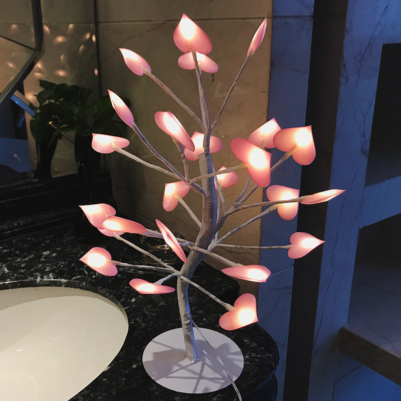 Wire Garland Lamp