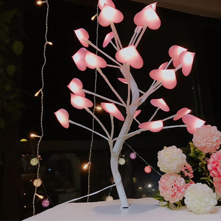 Wire Garland Lamp