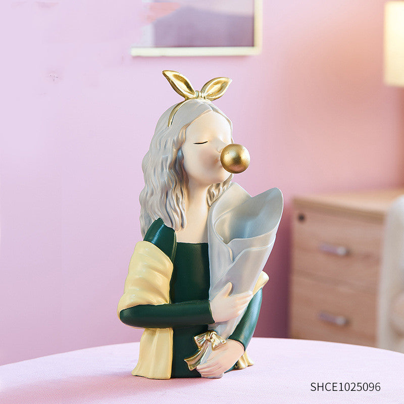 Resin Girl Figurine