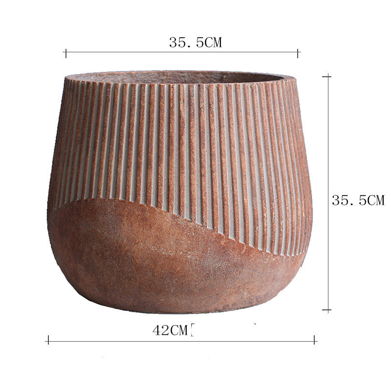 Nordic Art Cement Flowerpot