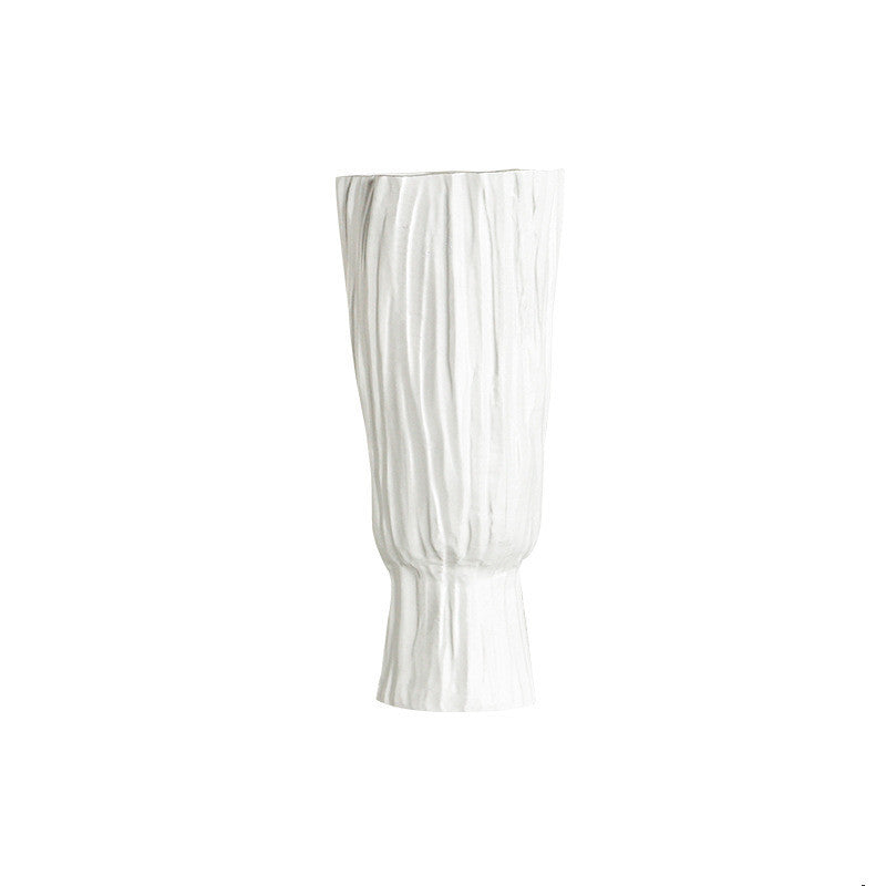 Nordic Home White Ceramic Trunk Vase