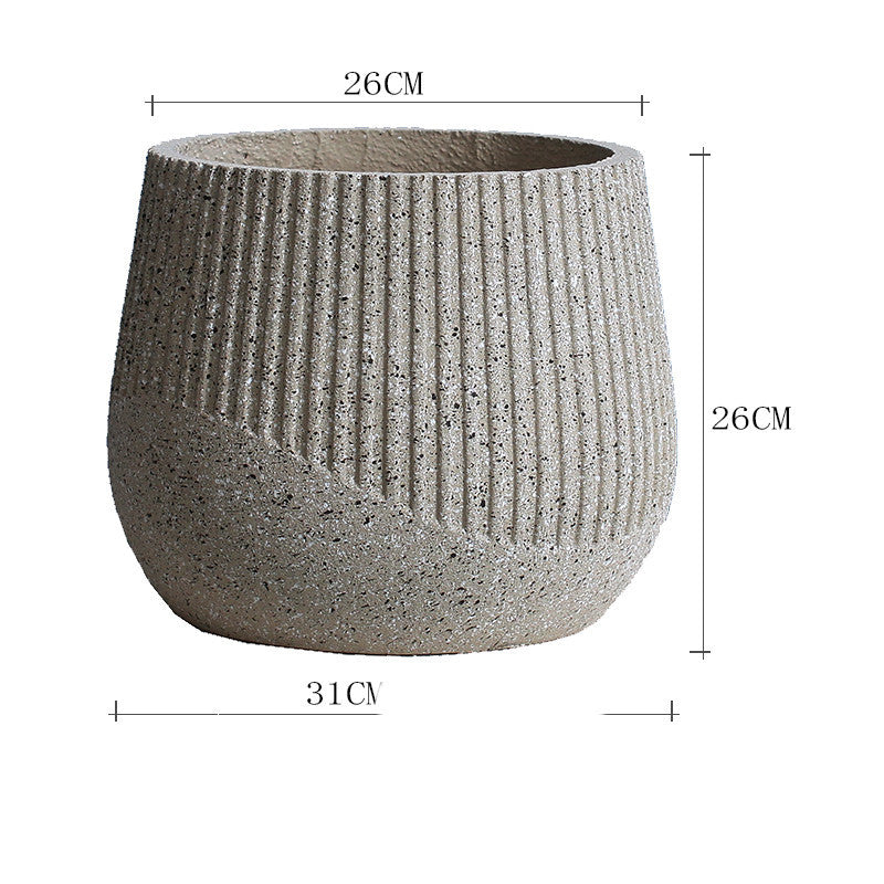 Nordic Art Cement Flowerpot