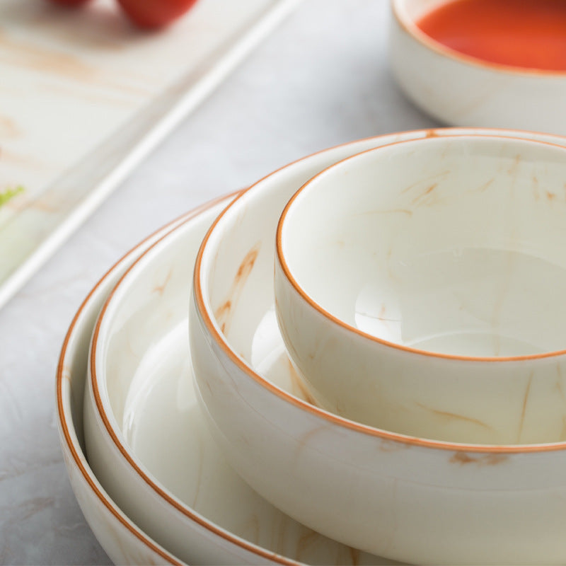 Marbled Ceramic Bowls