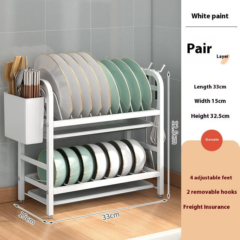 double-layer dish rack