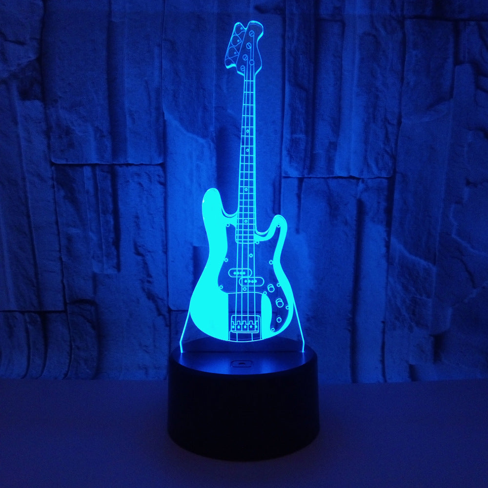 Electric guitar 3D lights