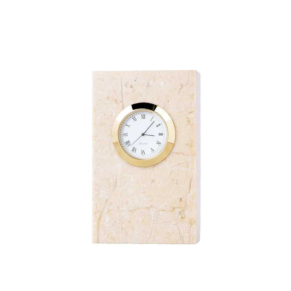 Marble Table Clock