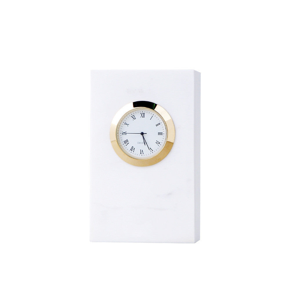 Marble Table Clock