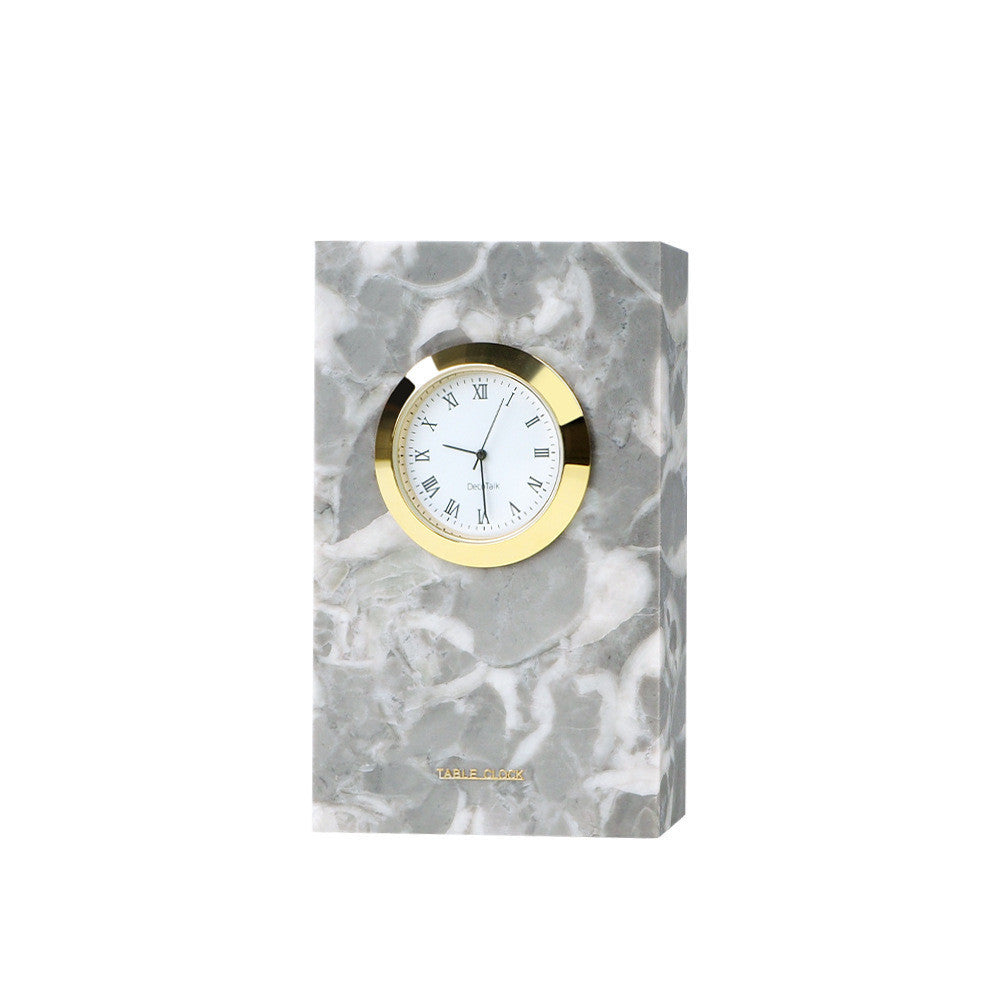 Marble Table Clock