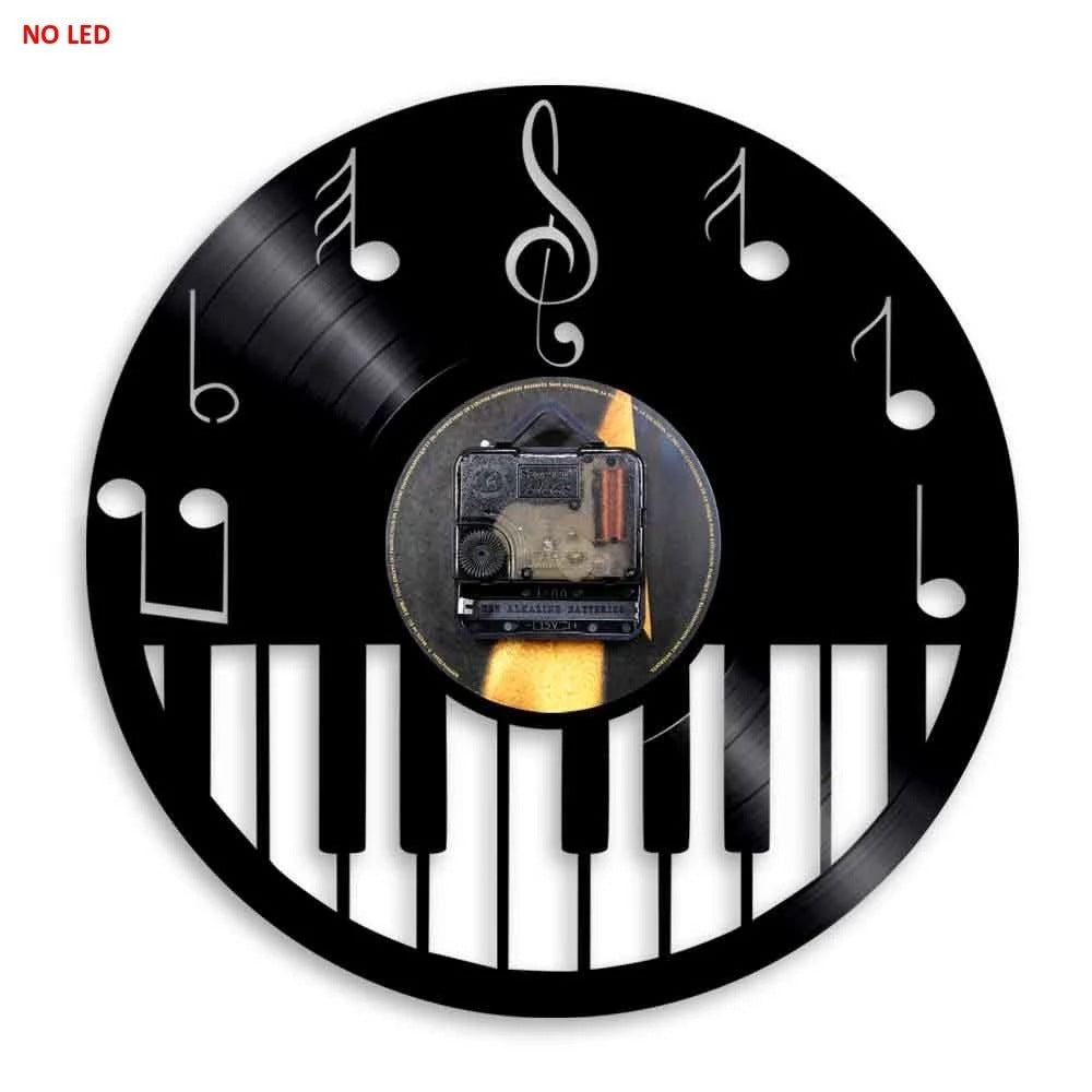 Horloge Murale LED Piano Circulaire