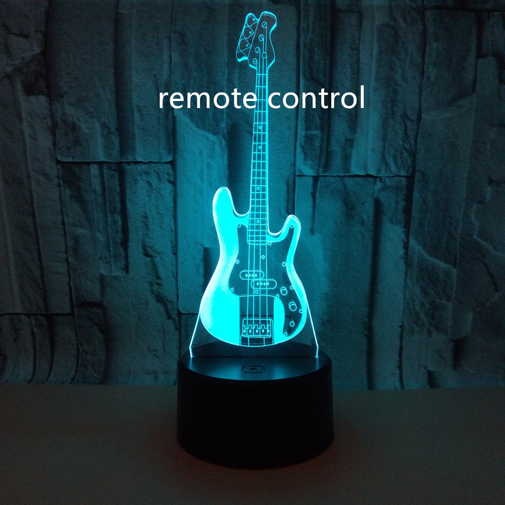 Electric guitar 3D lights