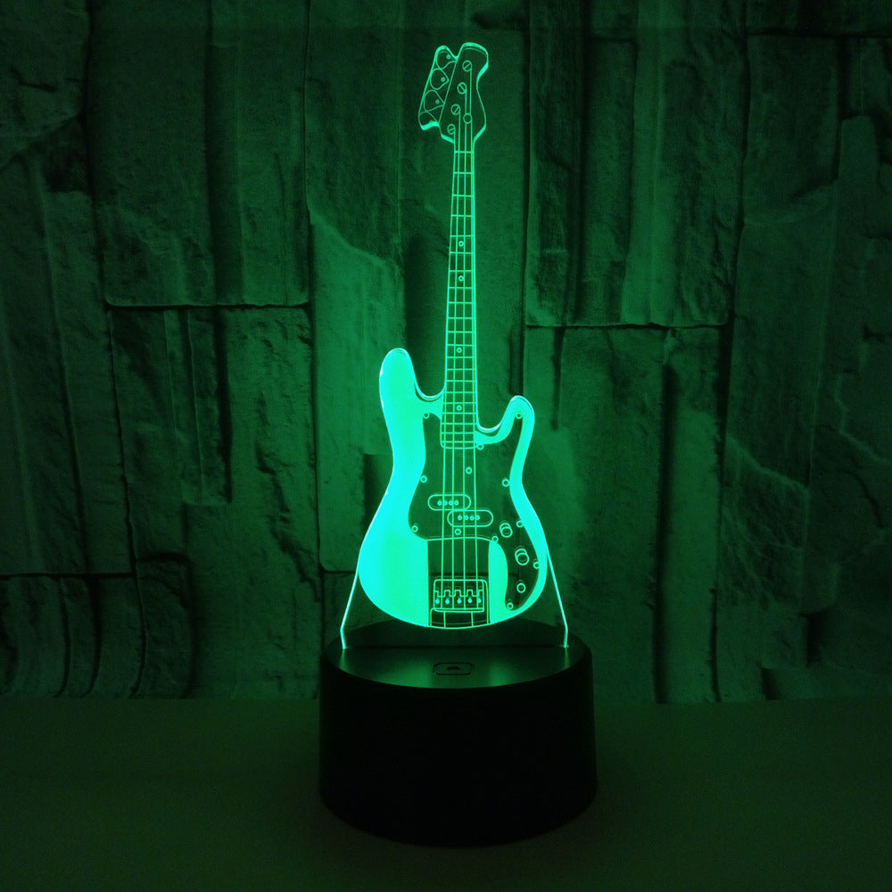 Electric guitar 3D lights