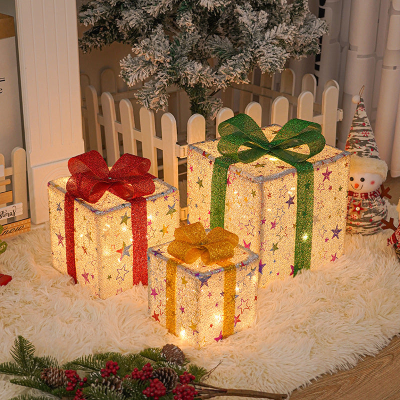 Pre-lit Christmas Gift Boxes