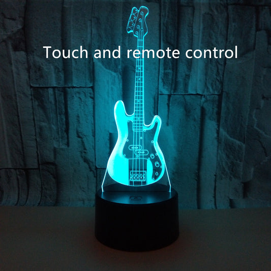 Electric guitar 3D lights