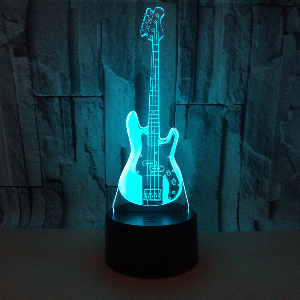 Electric guitar 3D lights
