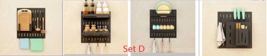 Wall Mounted Kitchen Storage Rack
