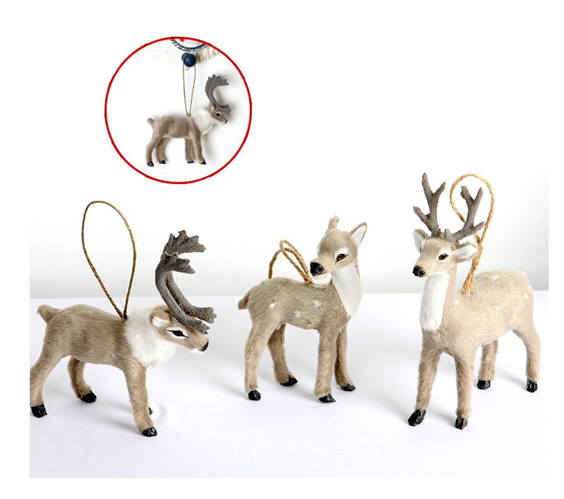 Hangable Mini Reindeer Fashion Home Furnishings