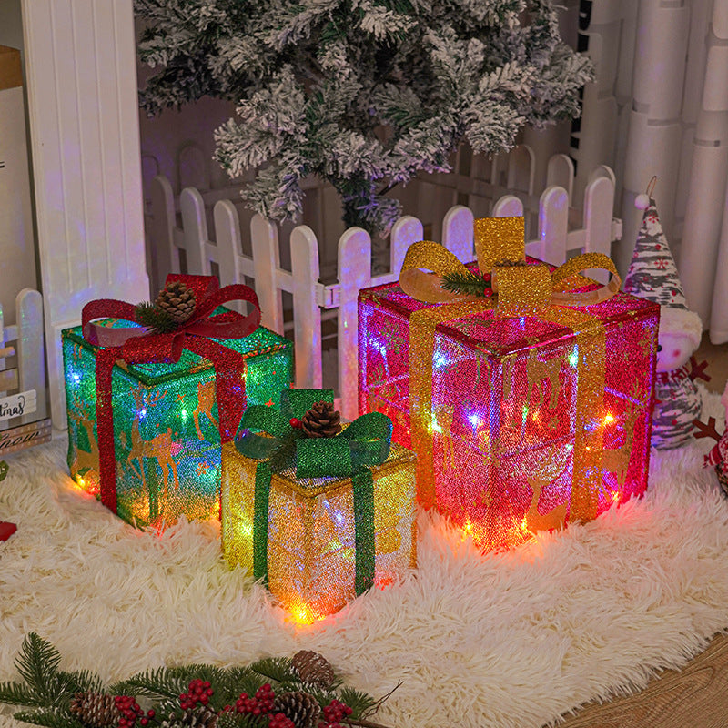 Pre-lit Christmas Gift Boxes