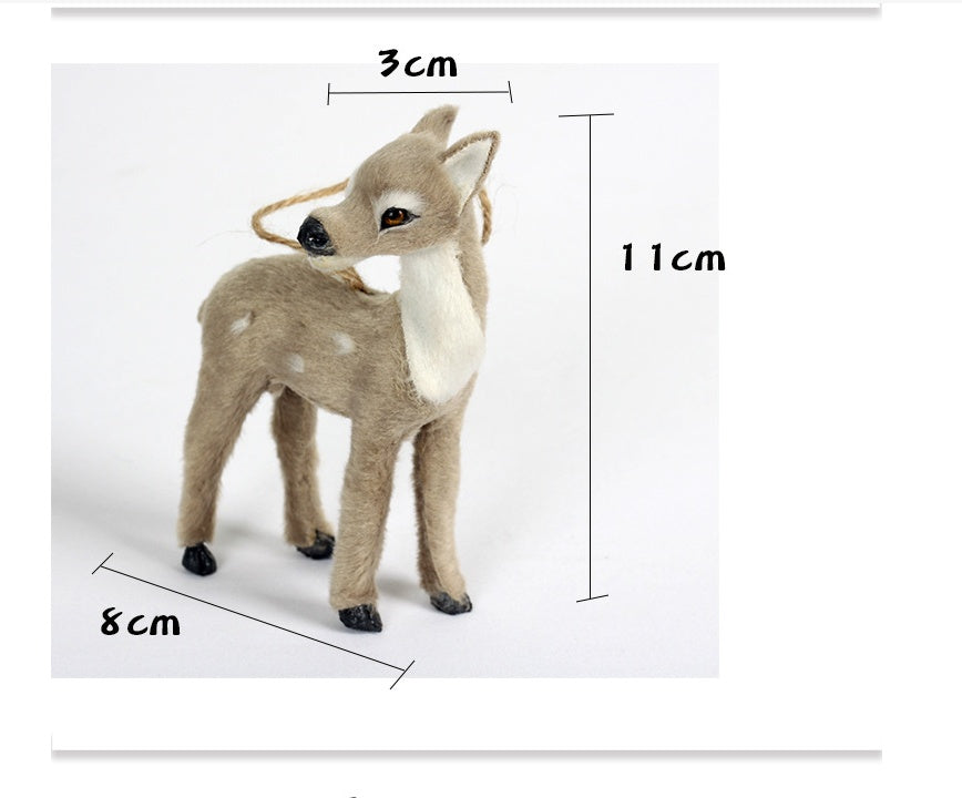 Hangable Mini Reindeer Fashion Home Furnishings